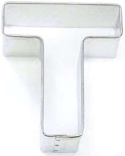 Letter T Cookie Cutter - Click Image to Close